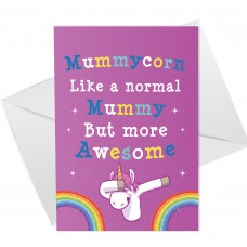 Novelty Card For Mummy Birthday Christmas A6 Card Mummy Card