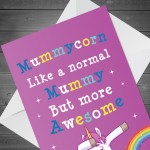 Novelty Card For Mummy Birthday Christmas A6 Card Mummy Card