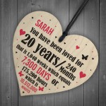 20th Anniversary Gift Personalised Heart Wedding Funny Gift