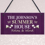 Hanging Summerhouse Sign Garden Plaque Home Decor Family Gift