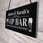 Vip Bar Personalised Hanging Decor Sign For Home Bar Man Cave