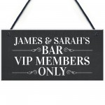 Personalised VIP Members Novelty Home Bar Man Cave Signs