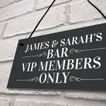 Personalised VIP Members Novelty Home Bar Man Cave Signs
