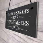Personalised VIP Members Novelty Home Bar Man Cave Signs