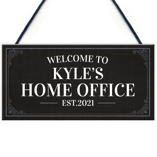 Personalised Home Office Hanging Home Decor Gifts For Him Her