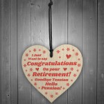 Novelty Retirement Gift for Him Her Colleague Good Luck Leaving