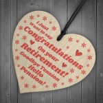 Novelty Retirement Gift for Him Her Colleague Good Luck Leaving