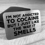Rude Metal Wallet Card Birthday Gift For Men Him Novelty Joke