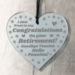 Funny Retirement Gifts for Him Her Heart Colleague Leaving Gift