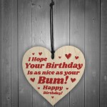 Funny Birthday Gift For Your Girlfriend Wife Novelty Wood Heart