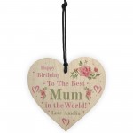Happy Birthday Mum Gifts Hanging Sign For Birthday Personalised