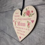 Novelty Happy Birthday Mum Gifts Hanging Heart Personalised
