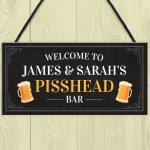Bar Personalised Funny Decor Sign Beer Garden Shed Pub Decor 