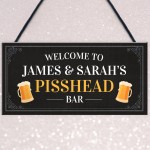 Bar Personalised Funny Decor Sign Beer Garden Shed Pub Decor 