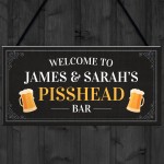 Bar Personalised Funny Decor Sign Beer Garden Shed Pub Decor 
