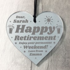 Happy Retirement Gift for Him Her Colleague Goodluck Keepsake