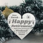 Happy Retirement Gift for Him Her Colleague Goodluck Keepsake