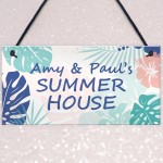 Personalised SUMMERHOUSE Plaque Hanging Garden Shed Sign