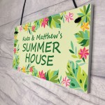 Summer House Welcome Personalised Sign For Garden Shed Sign