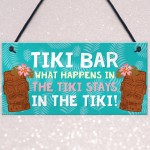 Funny Tiki Bar Decor Sign For Home Garden Bar Hanging Man Cave