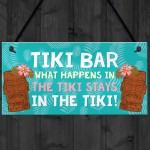 Funny Tiki Bar Decor Sign For Home Garden Bar Hanging Man Cave