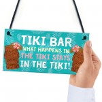 Funny Tiki Bar Decor Sign For Home Garden Bar Hanging Man Cave
