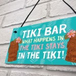 Funny Tiki Bar Decor Sign For Home Garden Bar Hanging Man Cave