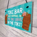 Funny Tiki Bar Decor Sign For Home Garden Bar Hanging Man Cave