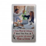 Chance Made Us Colleagues Quote Wallet Insert Friendship Gift