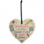 1ST FIRST DAY AT SCHOOL Gift Hanging Heart Back To School Gift