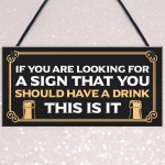 Funny Bar Sign Hanging Sign Plaquef For Man Cave Shed Garage