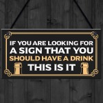 Funny Bar Sign Hanging Sign Plaquef For Man Cave Shed Garage