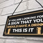 Funny Bar Sign Hanging Sign Plaquef For Man Cave Shed Garage