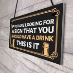 Funny Bar Sign Hanging Sign Plaquef For Man Cave Shed Garage