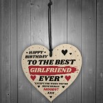 Funny Joke Gift For Girlfriend Birthday Wood Heart Gift For He