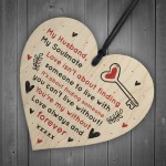 Soulmate Gift For Husband Heart Anniversary Gift For Husband