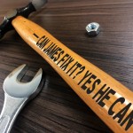 Funny Hammer Gift CAN HE FIX IT Gift For Him Men Dad Brother