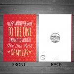 Anniversary Card Funny Comedy Humour Cheeky Joke Husband Wife