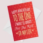 Anniversary Card Funny Comedy Humour Cheeky Joke Husband Wife