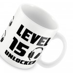 15th Birthday Gift For Gamer Funny Mug Gift For Son Brother