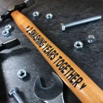 Engraved Hammer 2 Year Anniversary Novelty Gift For Him 