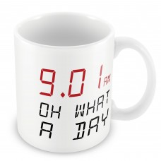 OH WHAT A DAY Funny Office Mug Gift For Him Her Novelty Birthday
