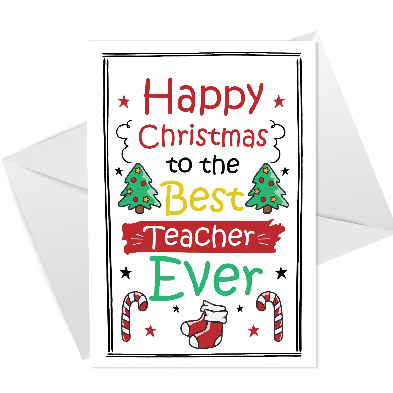 Teacher Christmas gift- markers with free printable card