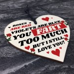 Funny Humour Gift For Boyfriend Girlfriend Anniversary Birthday