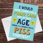 Funny Rude Card For Him Her Novelty Birthday Christmas Card