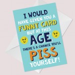 Funny Rude Card For Him Her Novelty Birthday Christmas Card