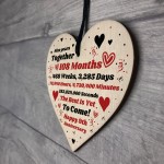 9th Anniversary Gift Husband Wife Wedding One Year Mr & Mrs Gift