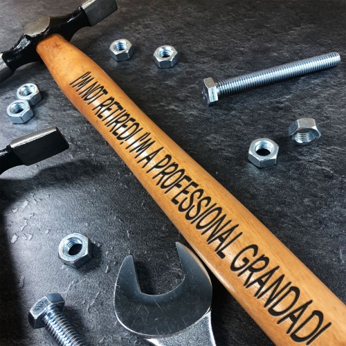 Funny Grandad Gift For Birthday Christmas Engraved Hammer