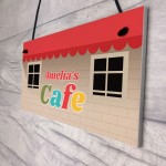 Playhouse Sign Personalised CAFE Sign For Child Daughter Son