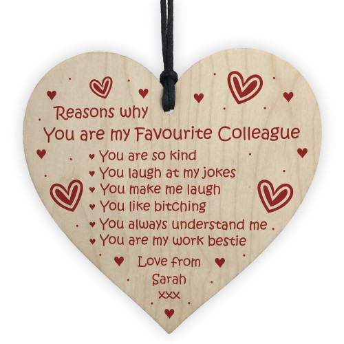 Favourite Colleague Gift Personalised Colleague Birthday Xmas